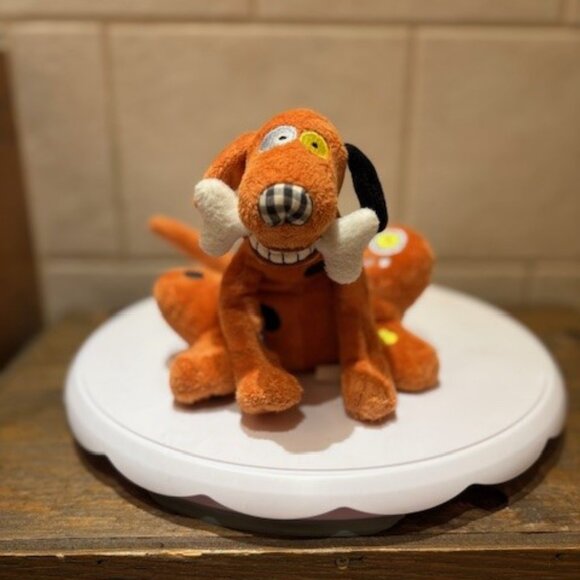 Russ Bowzers & Meowzers Toy dog with bone 6 inches dog plush stuffed animal RUSS - Picture 1 of 6